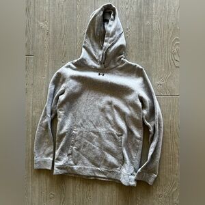 Under Armour Gray Pullover Hoodie Women's Medium Athletic Sweatshirt